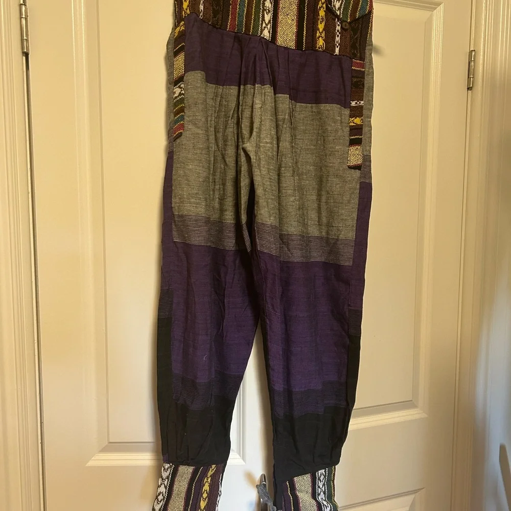 Funky patchwork hippie pants - Picture 2 of 4